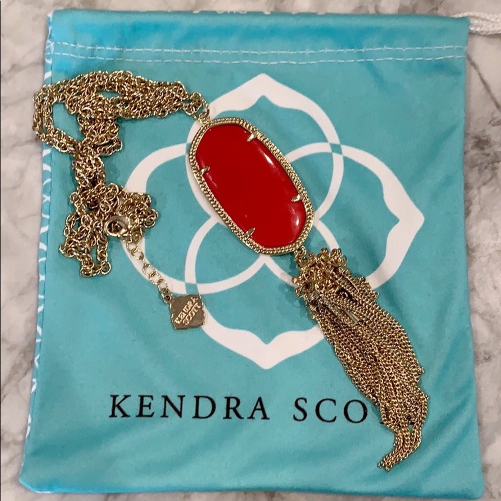 Kendra Scott Rayne Necklace - Red